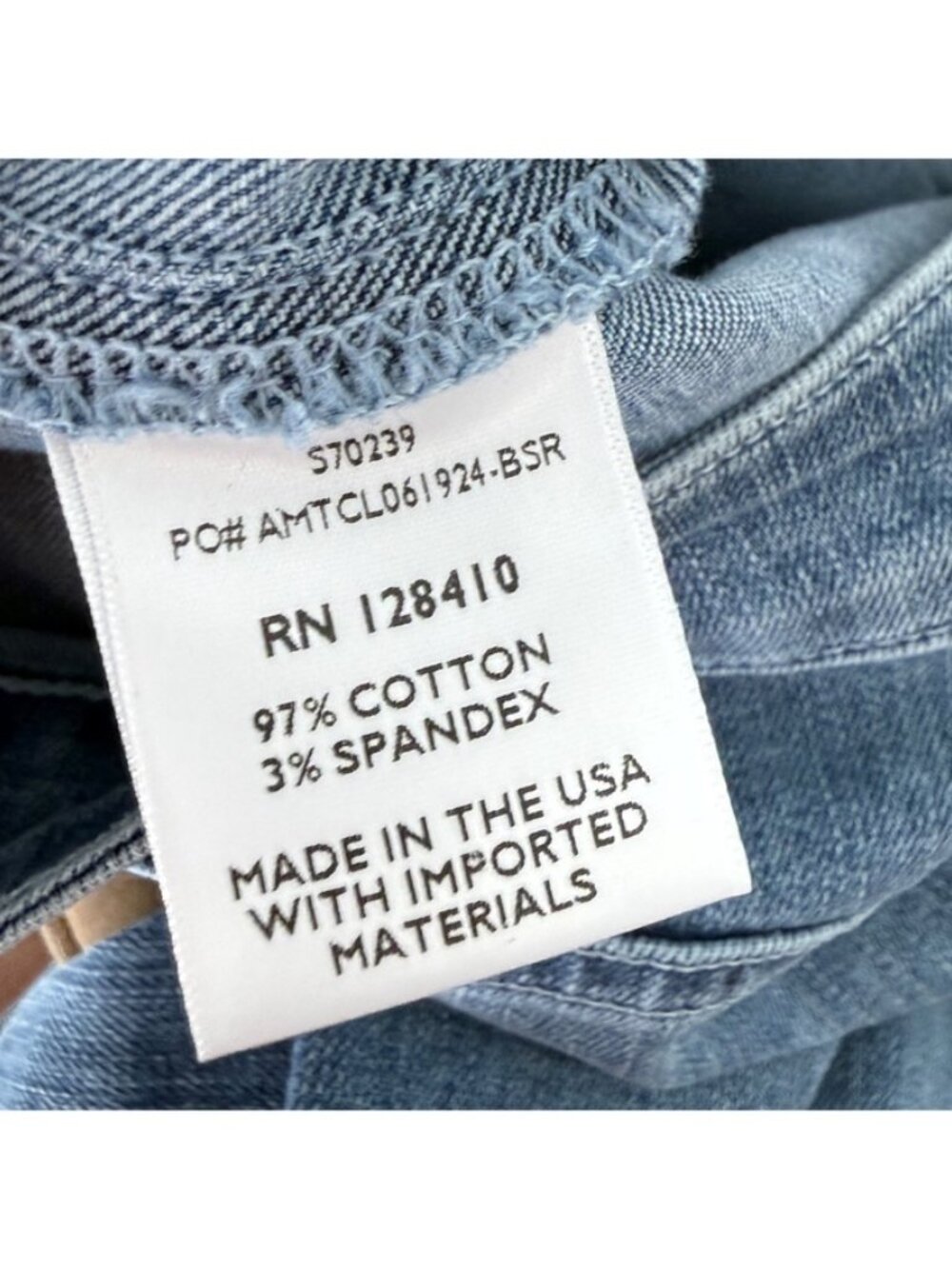 Ann Mashburn Coco Patch Pocket Jean 7-Year Indigo Stretch Denim - Picture 6 of 10